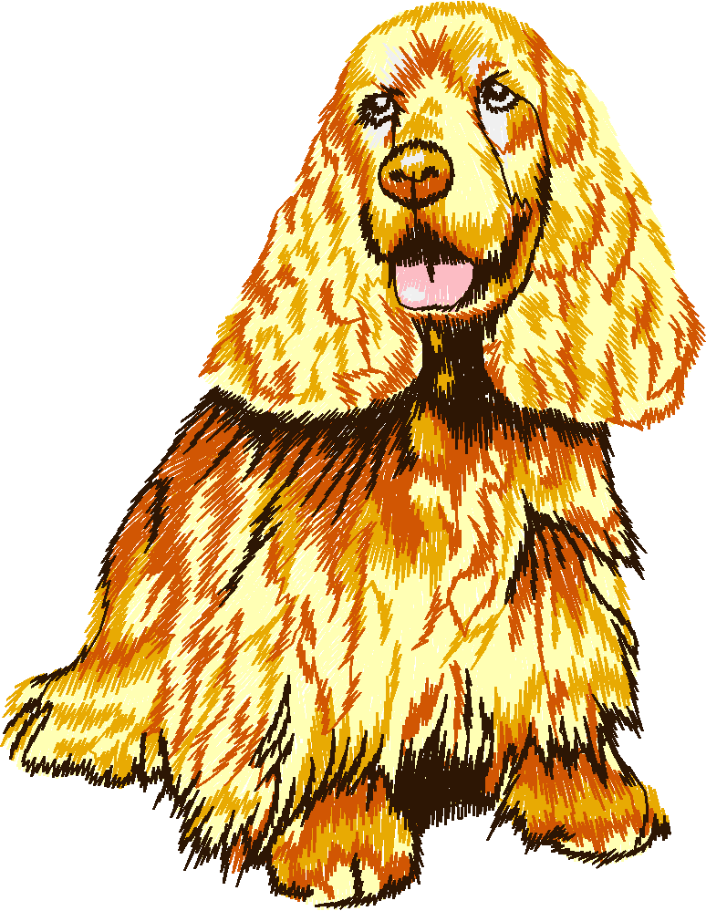 Machine embroidery design stitch-out preview